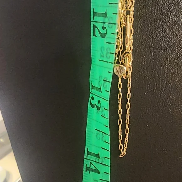 Elegant Gold Tone Layered Necklace - Picture 6 of 6